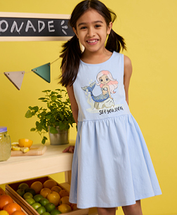Kleid Blau